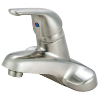 Thumbnail for Kingston Brass GKB548LP Single-Handle 4 in. Centerset Bathroom Faucet, Brushed Nickel - BNGBath