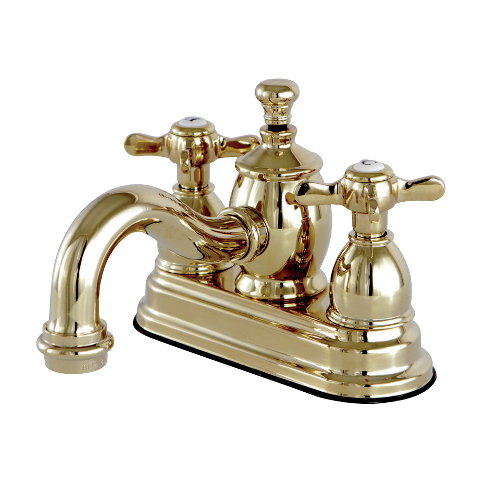 Kingston Brass KS7102BEX 4 in. Centerset Bathroom Faucet, Polished Brass - BNGBath