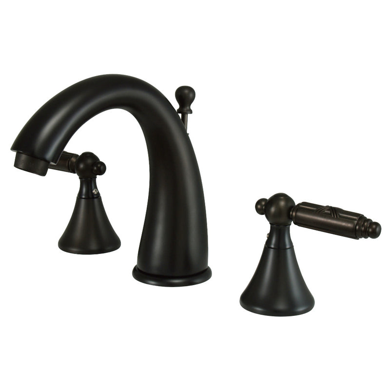 Kingston Brass KS2975GL 8 in. Widespread Bathroom Faucet, Oil Rubbed Bronze - BNGBath