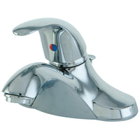 Thumbnail for Kingston Brass KB6541LL Single-Handle 4 in. Centerset Bathroom Faucet, Polished Chrome - BNGBath