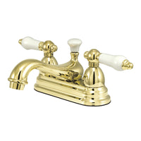 Thumbnail for Kingston Brass KS3602PL 4 in. Centerset Bathroom Faucet, Polished Brass - BNGBath