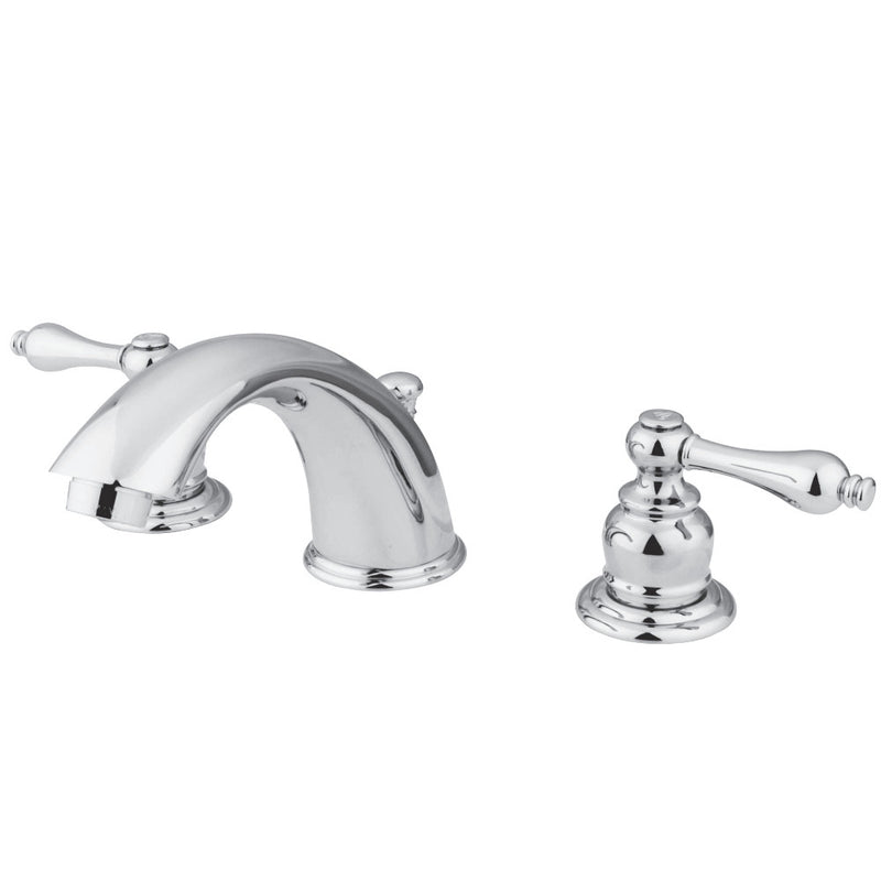 Kingston Brass GKB971AL Widespread Bathroom Faucet, Polished Chrome - BNGBath