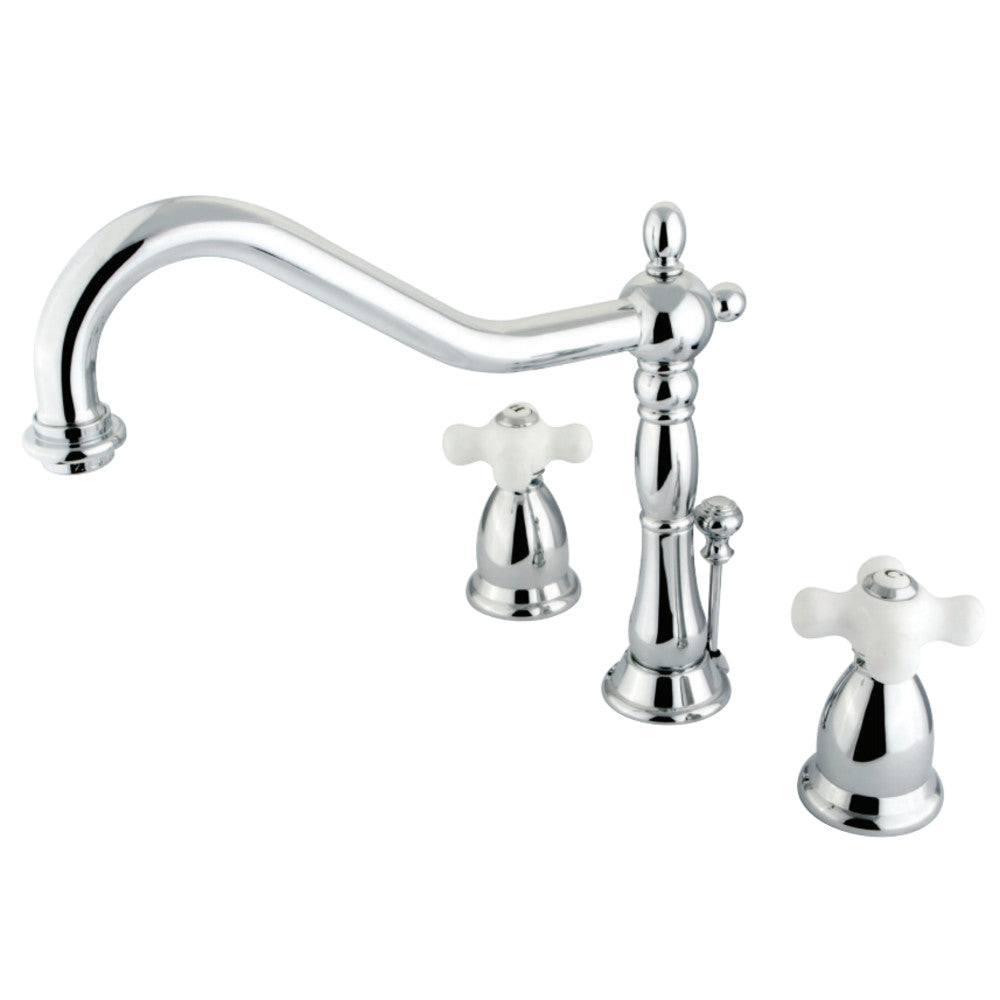 Kingston Brass KS1991PX 8 in. Widespread Bathroom Faucet, Polished Chrome - BNGBath