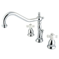 Thumbnail for Kingston Brass KS1991PX 8 in. Widespread Bathroom Faucet, Polished Chrome - BNGBath