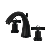Thumbnail for Kingston Brass KS2960ZX 8 in. Widespread Bathroom Faucet, Matte Black - BNGBath