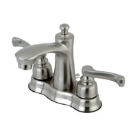 Thumbnail for Kingston Brass FB7618FL 4 in. Centerset Bathroom Faucet, Brushed Nickel - BNGBath