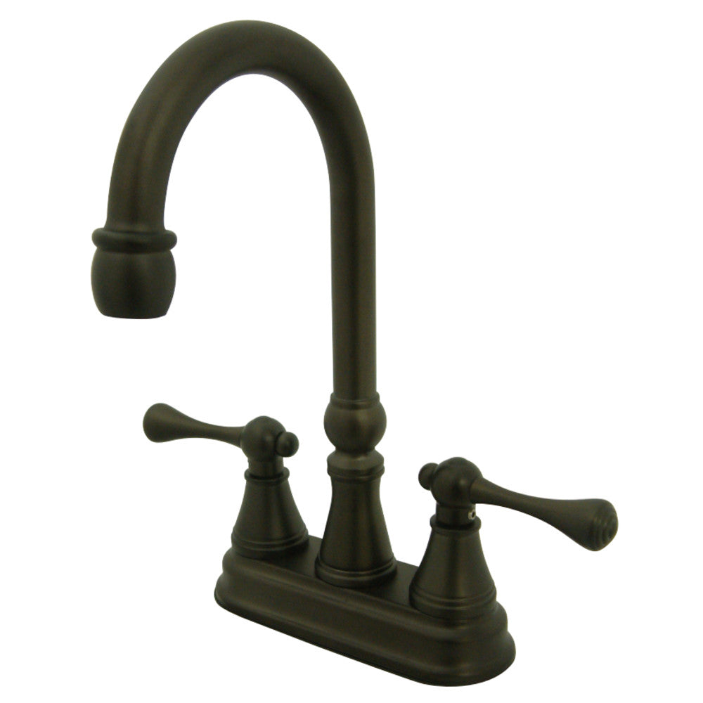 Kingston Brass KS2495BL Bar Faucet, Oil Rubbed Bronze - BNGBath