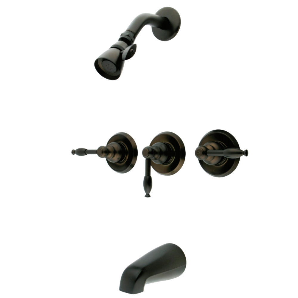 Kingston Brass KB235KL Magellan Tub & Shower Faucet, Oil Rubbed Bronze - BNGBath