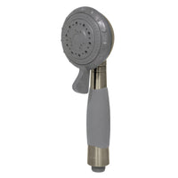 Thumbnail for Kingston Brass K411A8 Kaiser 4-Function Hand Shower, Brushed Nickel/Gray - BNGBath