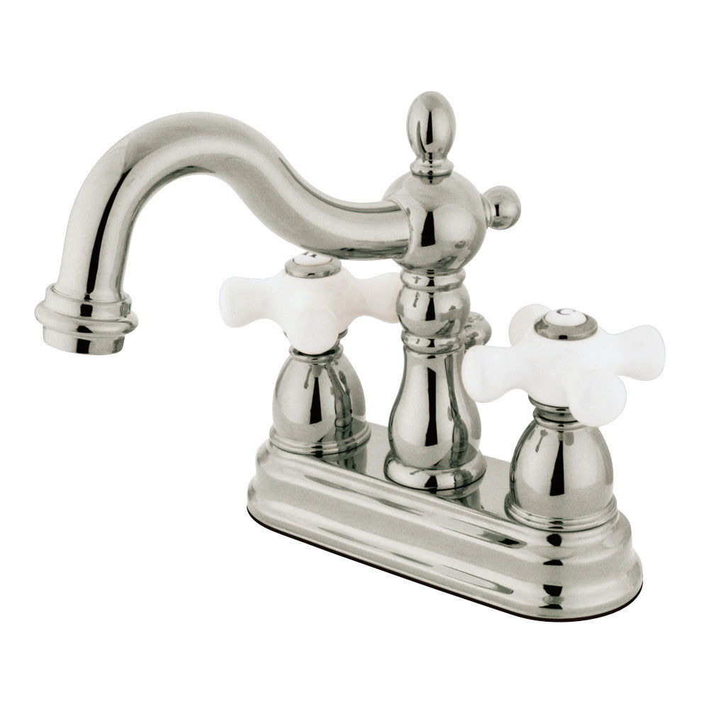 Kingston Brass KS1608PX 4 in. Centerset Bathroom Faucet, Brushed Nickel - BNGBath