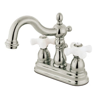 Thumbnail for Kingston Brass KS1608PX 4 in. Centerset Bathroom Faucet, Brushed Nickel - BNGBath