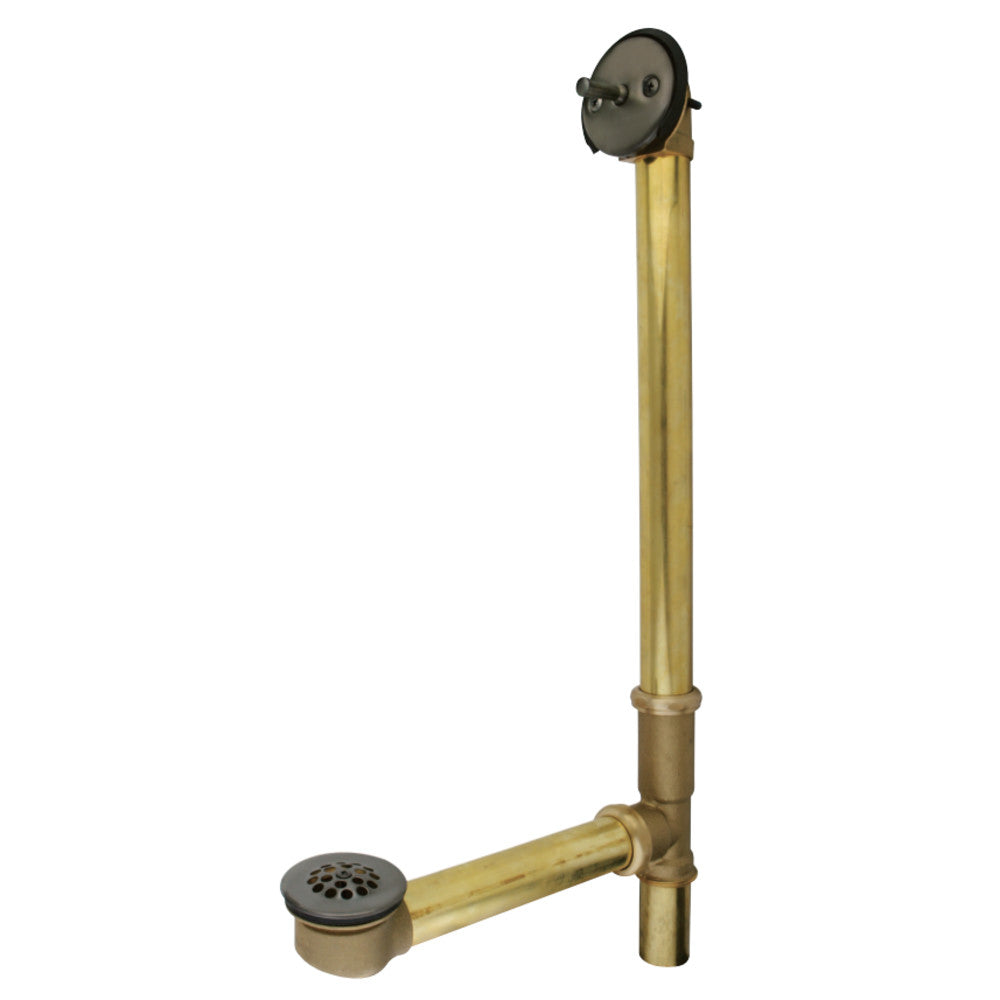 Kingston Brass DTL1185 Made To Match 18" Trip Lever Waste & Overflow With Grid, Oil Rubbed Bronze - BNGBath