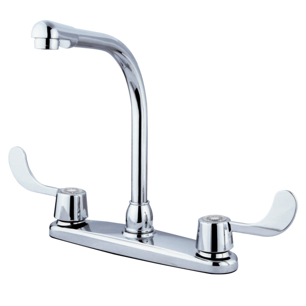Kingston Brass GKB761 Vista Centerset Kitchen Faucet, Polished Chrome - BNGBath