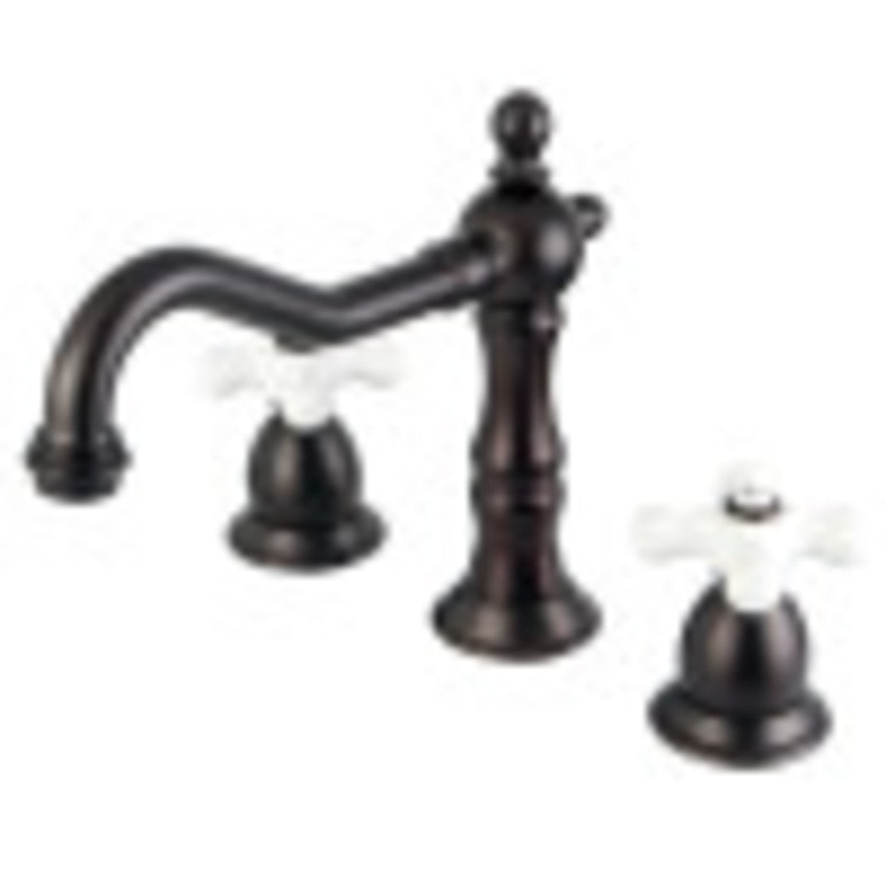 Kingston Brass CC59L5 8 to 16 in. Widespread Bathroom Faucet, Oil Rubbed Bronze - BNGBath
