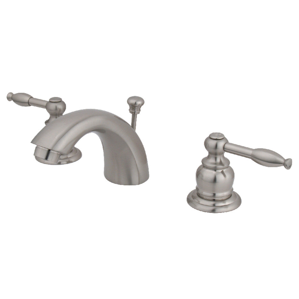 Kingston Brass KB958KL Mini-Widespread Bathroom Faucet, Brushed Nickel - BNGBath