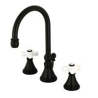 Thumbnail for Kingston Brass KS2980PX 8 in. Widespread Bathroom Faucet, Matte Black - BNGBath