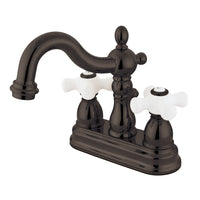 Thumbnail for Kingston Brass KS1605PX 4 in. Centerset Bathroom Faucet, Oil Rubbed Bronze - BNGBath