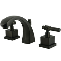 Thumbnail for Kingston Brass KS4985QL 8 in. Widespread Bathroom Faucet, Oil Rubbed Bronze - BNGBath