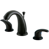 Thumbnail for Kingston Brass KB985LL 8 to 16 in. Widespread Bathroom Faucet, Oil Rubbed Bronze - BNGBath