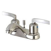 Thumbnail for Kingston Brass FB5628EFL 4 in. Centerset Bathroom Faucet, Brushed Nickel - BNGBath