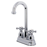 Thumbnail for Kingston Brass KB3611BX 4 in. Centerset Bathroom Faucet, Polished Chrome - BNGBath