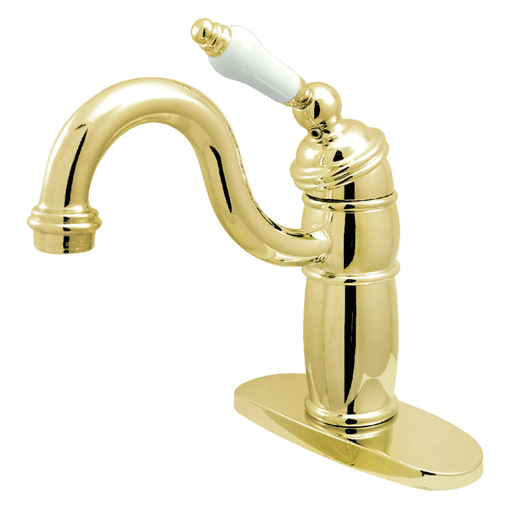 Kingston Brass KB1482PL Victorian Single-Handle Monoblock Bar Faucet, Polished Brass - BNGBath