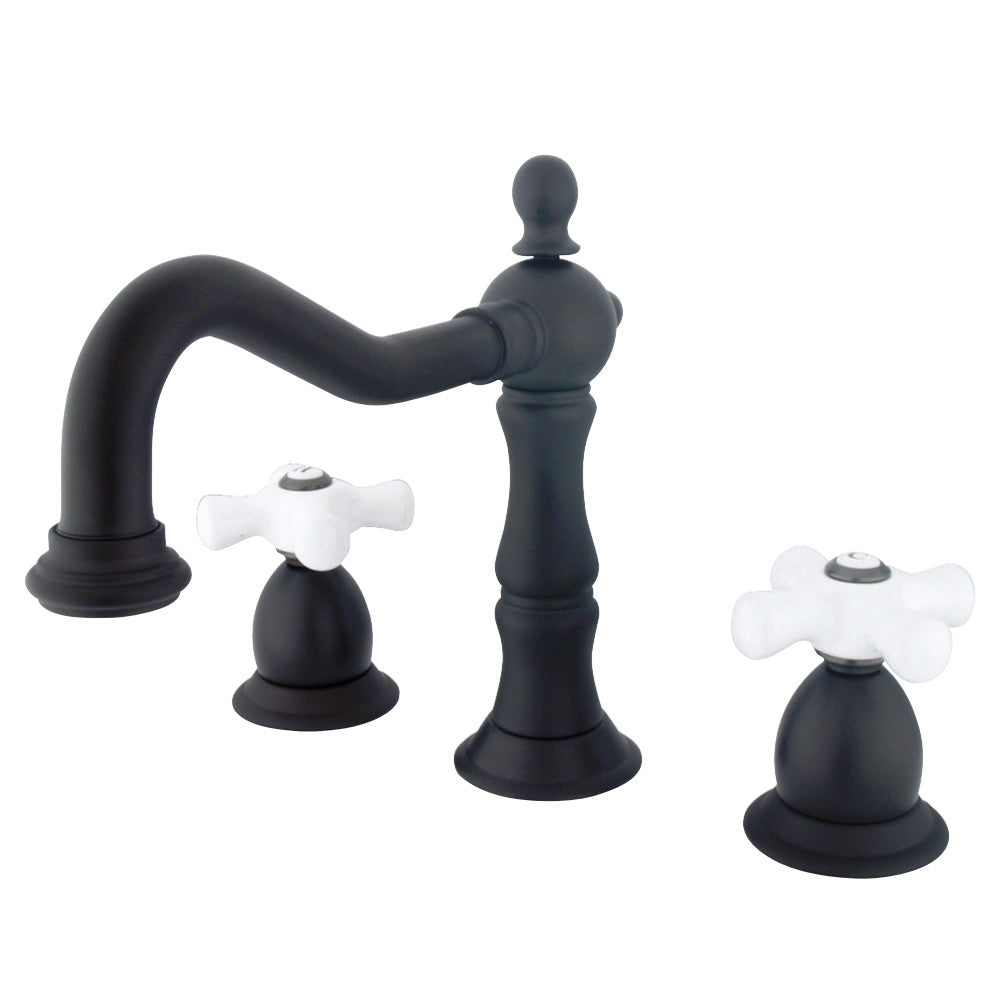 Kingston Brass KS1975PX 8 in. Widespread Bathroom Faucet, Oil Rubbed Bronze - BNGBath