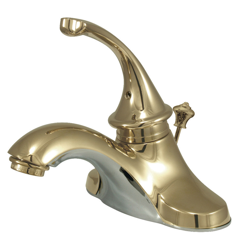 Kingston Brass KB3542GL 4 in. Centerset Bathroom Faucet, Polished Brass - BNGBath