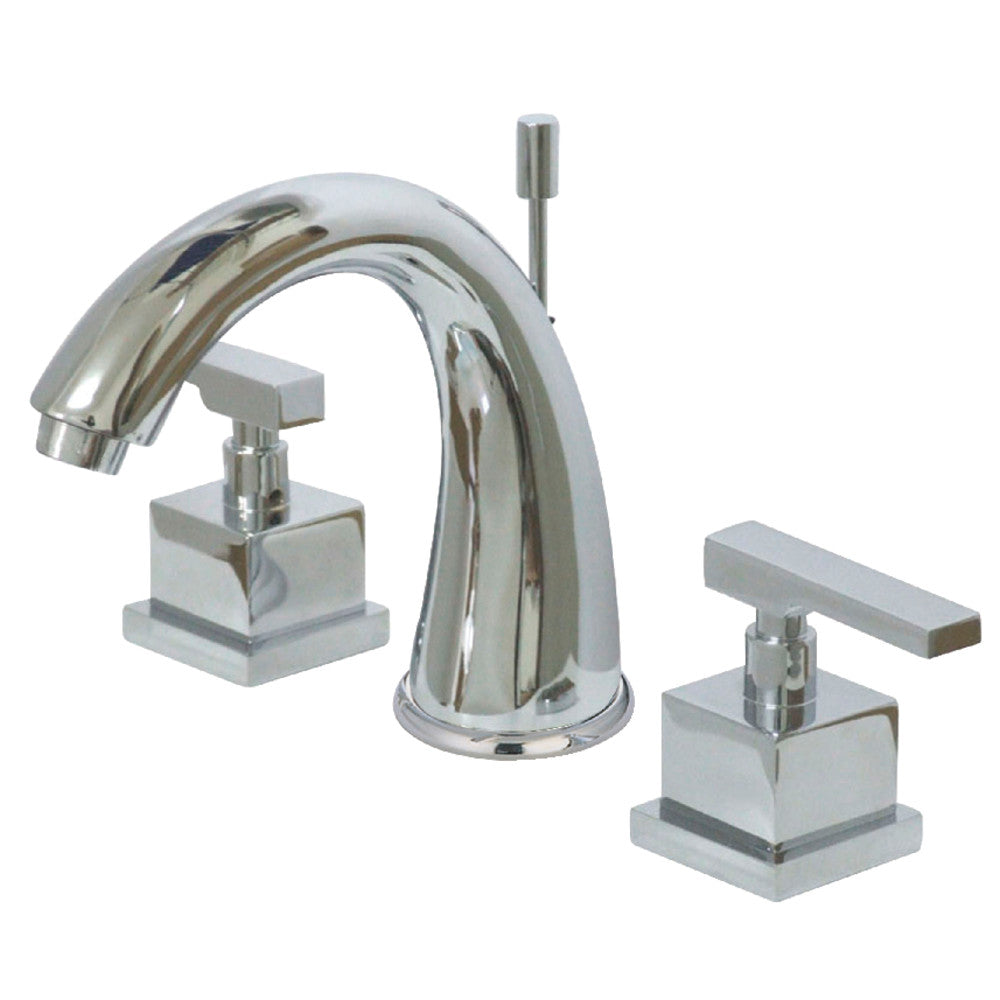 Kingston Brass KS2961QLL 8 in. Widespread Bathroom Faucet, Polished Chrome - BNGBath