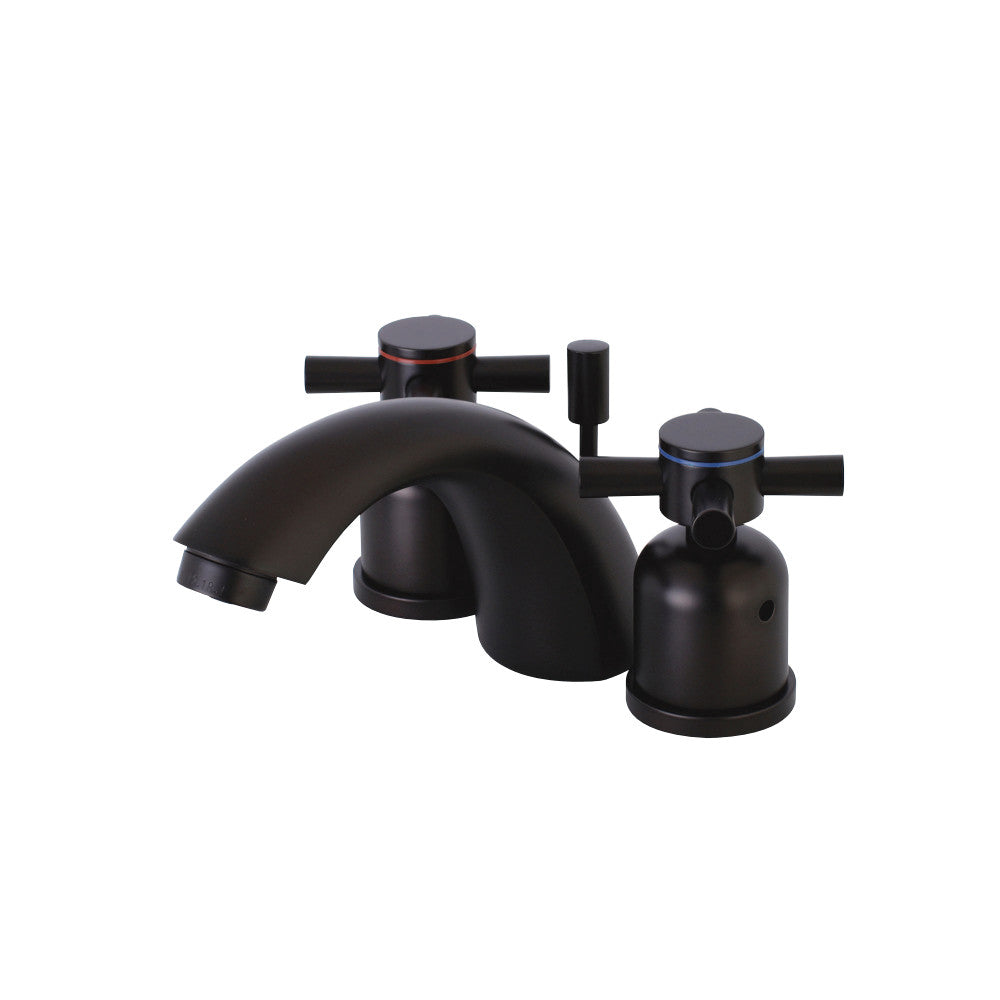 Kingston Brass KB8955DX Mini-Widespread Bathroom Faucet, Oil Rubbed Bronze - BNGBath