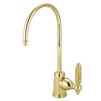 Thumbnail for Kingston Brass KS7192GL Georgian Single Handle Water Filtration Faucet, Polished Brass - BNGBath
