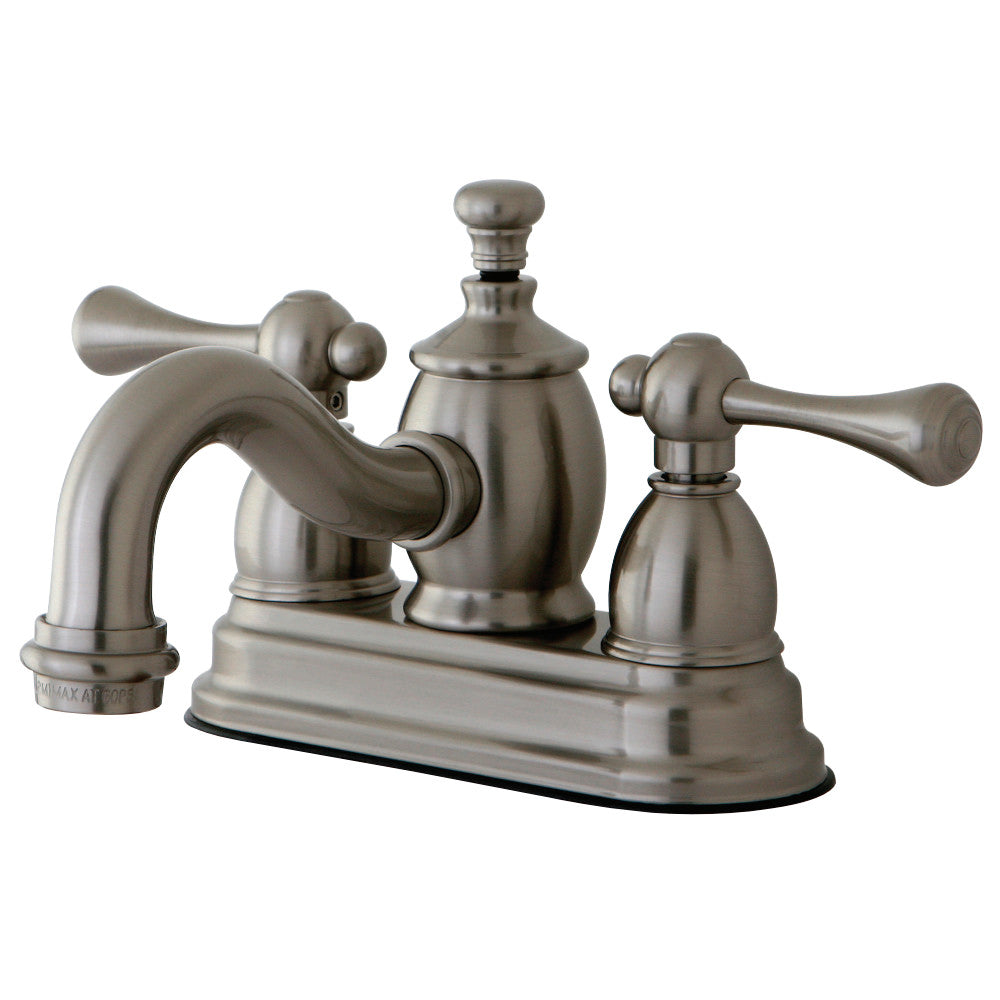 Kingston Brass KS7108BL 4 in. Centerset Bathroom Faucet, Brushed Nickel - BNGBath