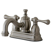 Thumbnail for Kingston Brass KS7108BL 4 in. Centerset Bathroom Faucet, Brushed Nickel - BNGBath