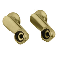 Thumbnail for Kingston Brass CC3SE7 Vintage Swivel Elbow for Wall Mount Tub Filler, Brushed Brass - BNGBath