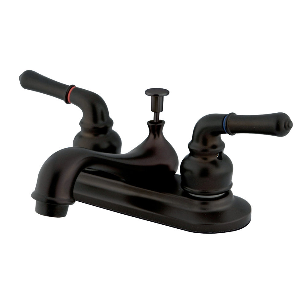 Kingston Brass KB605NML 4 in. Centerset Bathroom Faucet, Oil Rubbed Bronze - BNGBath