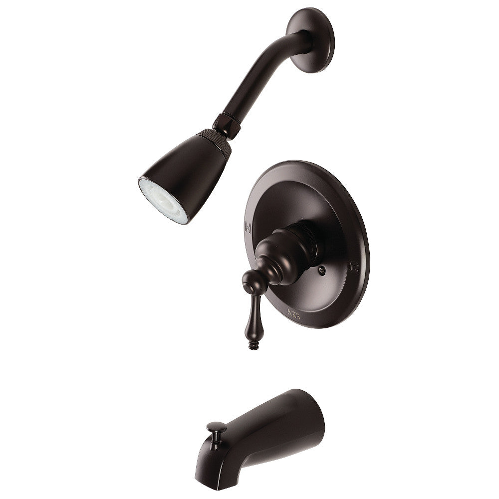 Kingston Brass KB535AL Tub and Shower Faucet, Oil Rubbed Bronze - BNGBath