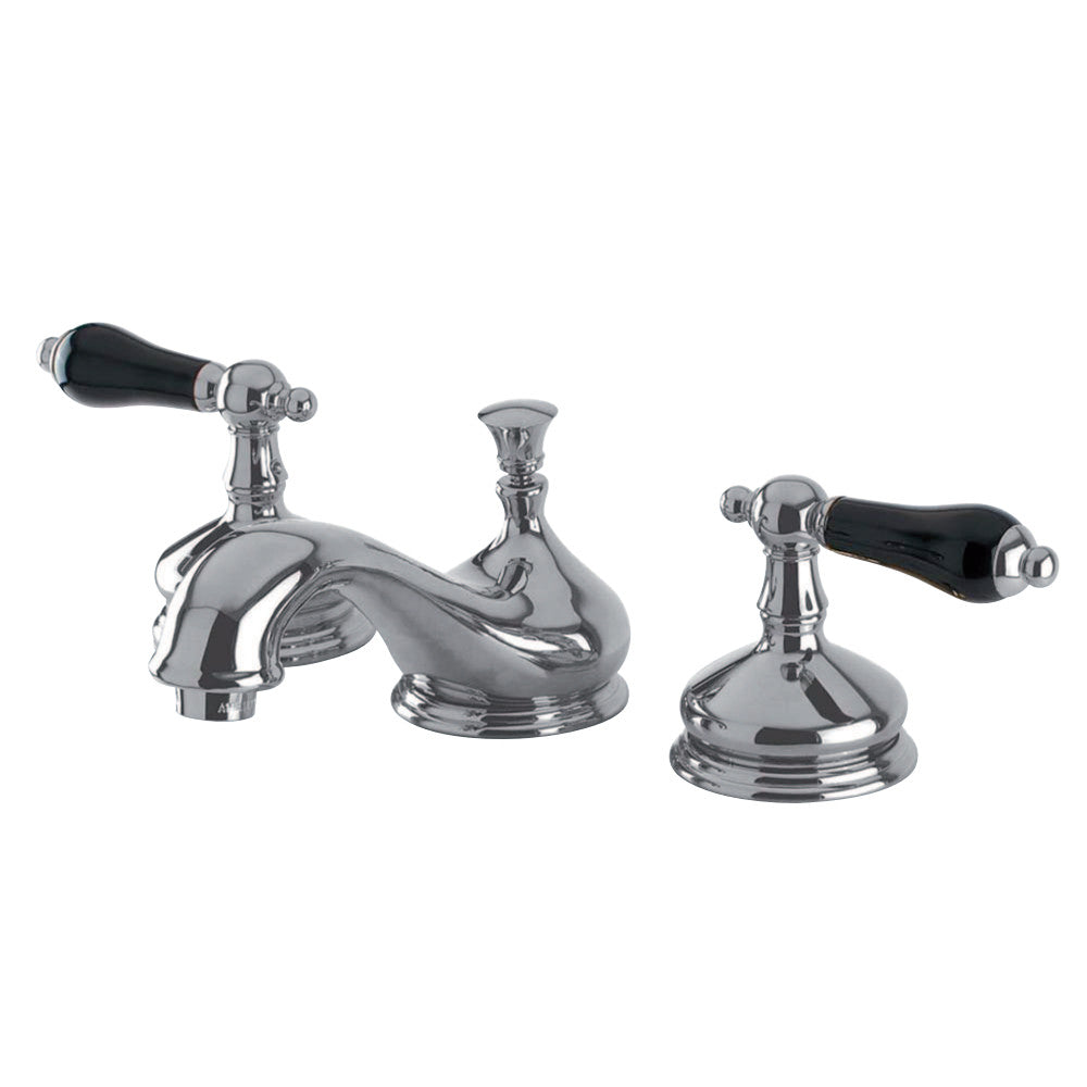 Kingston Brass KS1161PKL Duchess Widespread Bathroom Faucet with Brass Pop-Up, Polished Chrome - BNGBath