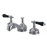 Thumbnail for Kingston Brass KS1161PKL Duchess Widespread Bathroom Faucet with Brass Pop-Up, Polished Chrome - BNGBath