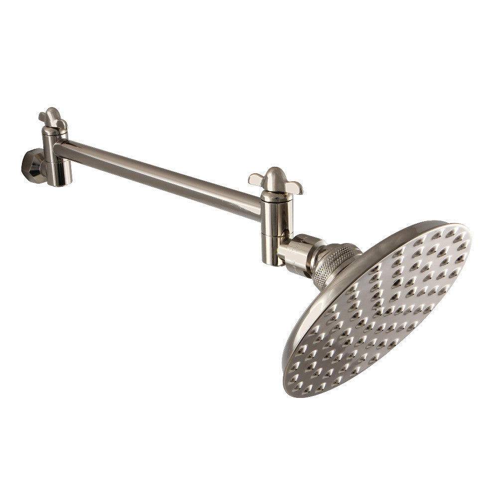 Kingston Brass CK135K6 Victorian 5" Showerhead with High Low Adjustable Arm, Polished Nickel - BNGBath