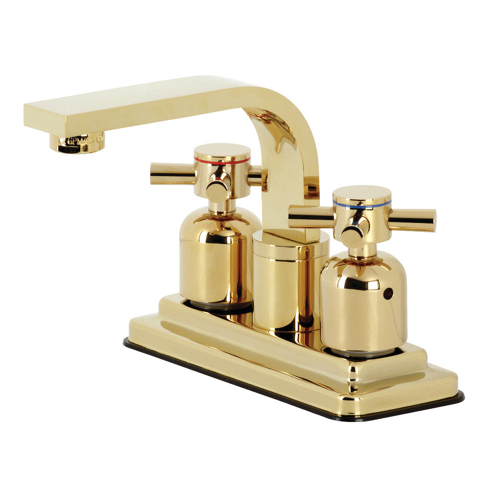Kingston Brass KB8462DX Concord 4-Inch Centerset Bathroom Faucet, Polished Brass - BNGBath