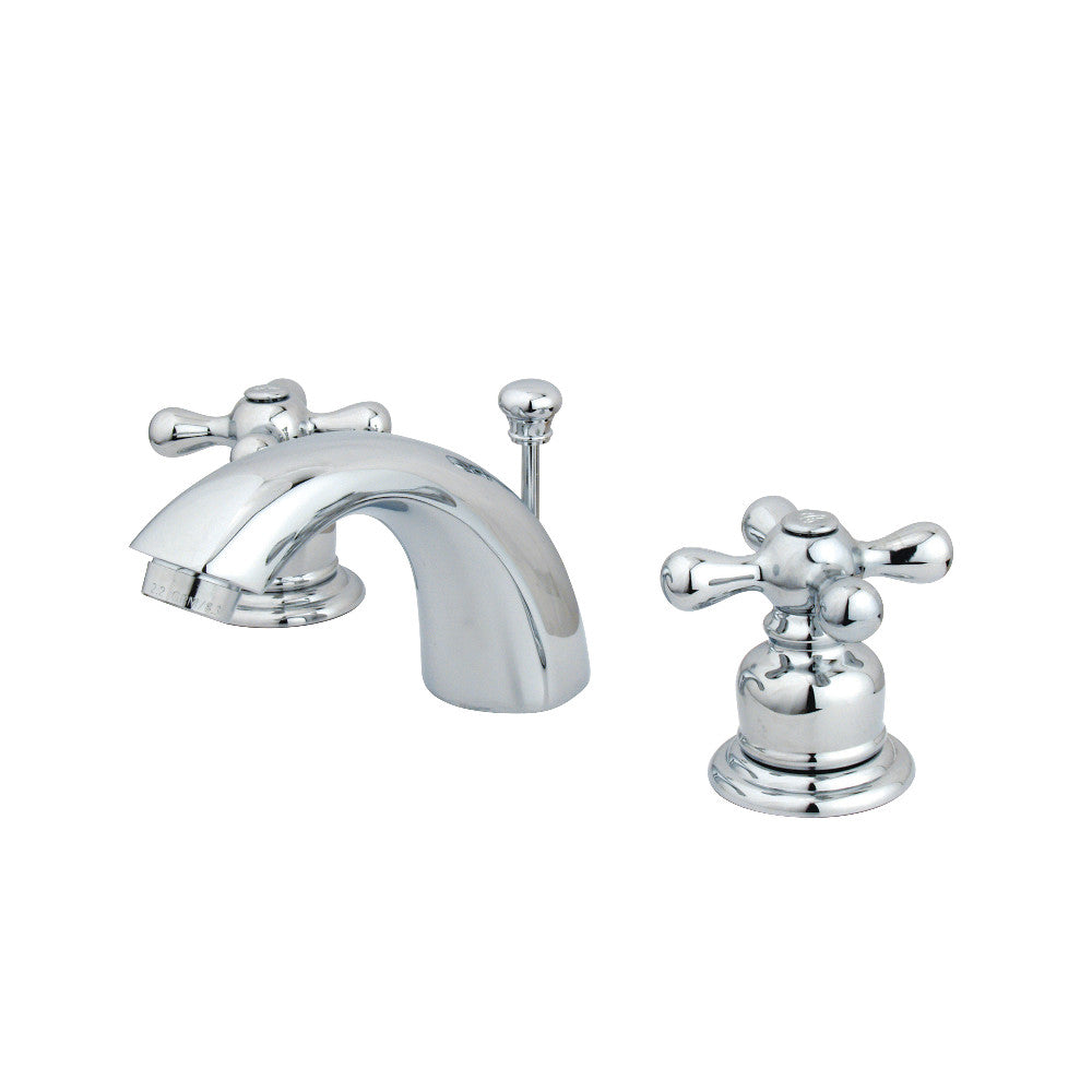 Kingston Brass KB951AX Mini-Widespread Bathroom Faucet, Polished Chrome - BNGBath