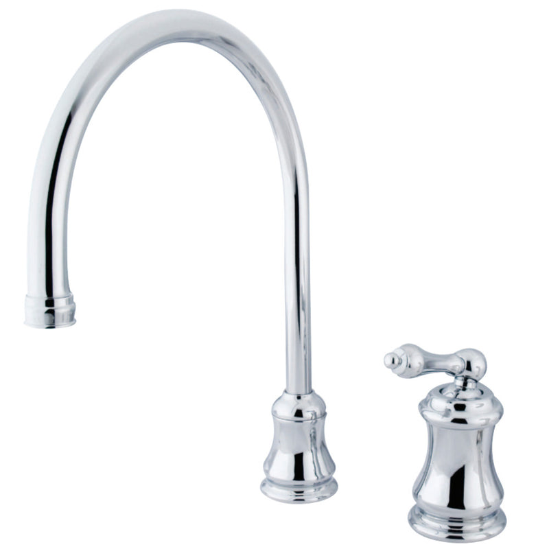 Kingston Brass KS3811ALLS Single-Handle Kitchen Faucet, Polished Chrome - BNGBath