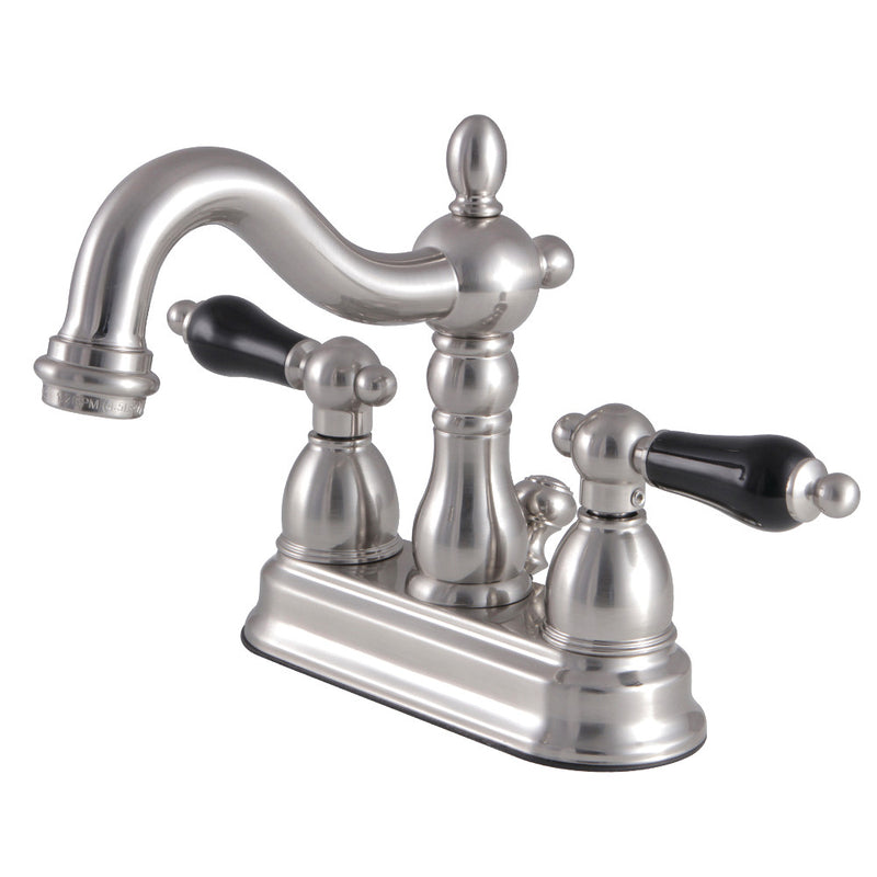 Kingston Brass KB1608PKL 4 in. Centerset Bathroom Faucet, Brushed Nickel - BNGBath