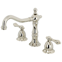 Thumbnail for Kingston Brass KS1976AL 8 in. Widespread Bathroom Faucet, Polished Nickel - BNGBath