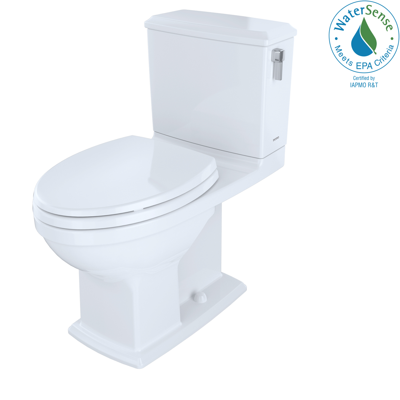 TOTO Connelly WASHLET+ Two-Piece Elongated Dual Flush 1.28 and 0.9 GPF Universal Height Toilet with CEFIONTECT and Right Hand Lever,  - MS494124CEMFRG#01 - BNGBath