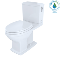 Thumbnail for TOTO Connelly WASHLET+ Two-Piece Elongated Dual Flush 1.28 and 0.9 GPF Universal Height Toilet with CEFIONTECT and Right Hand Lever,  - MS494124CEMFRG#01 - BNGBath