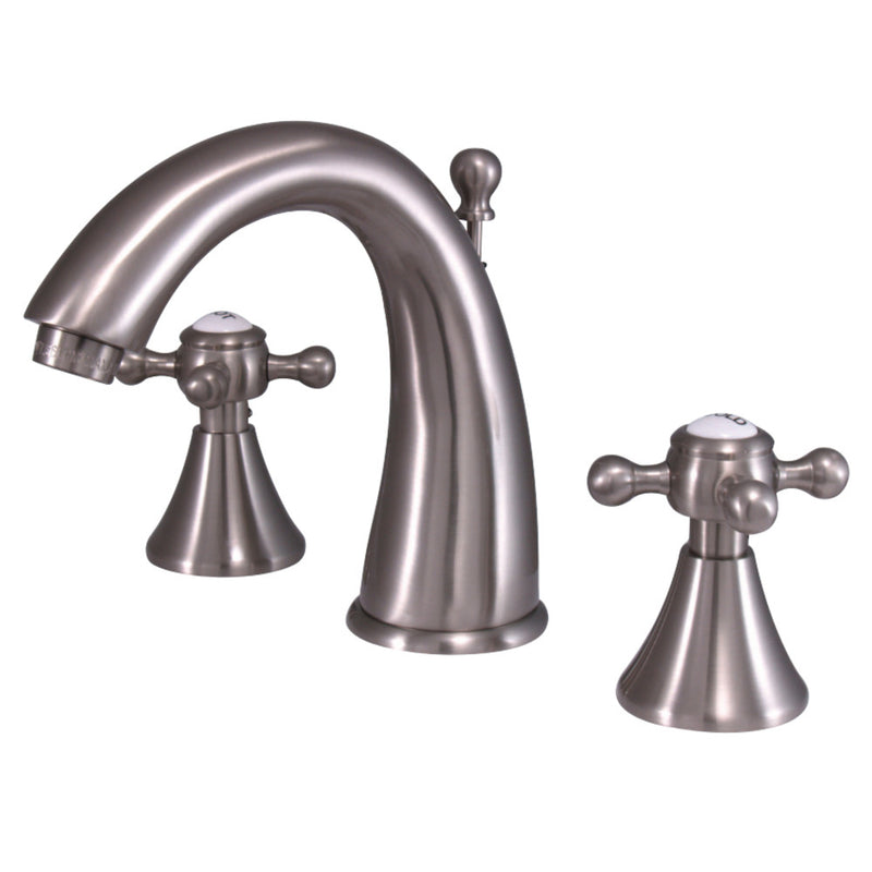 Kingston Brass KS2978BX 8 in. Widespread Bathroom Faucet, Brushed Nickel - BNGBath
