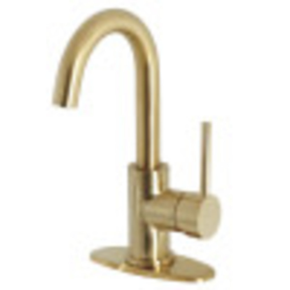 Kingston Brass LS8533DL Concord Single-Handle Bar Faucet, Brushed Brass - BNGBath