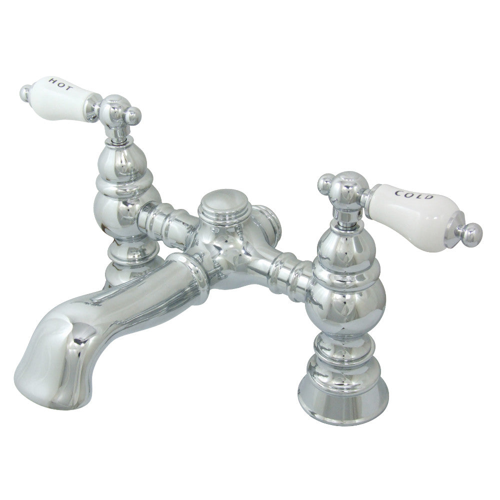 Kingston Brass CC1132T1 Vintage 7-Inch Deck Mount Tub Faucet, Polished Chrome - BNGBath