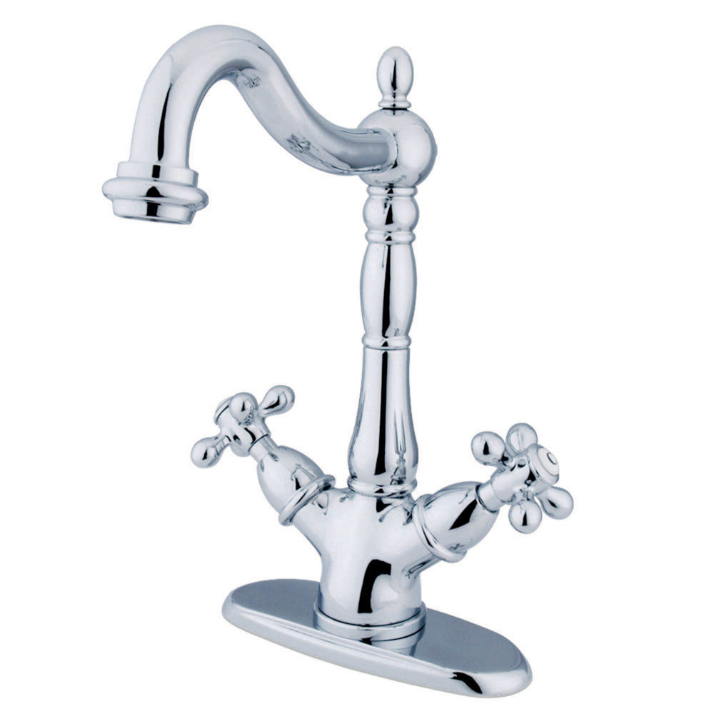 Kingston Brass KS1491AX Vessel Sink Faucet, Polished Chrome - BNGBath